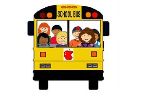 School Bus With Students On It