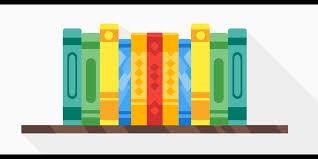 Books on a bookshelf 